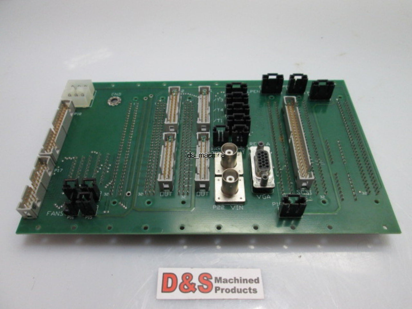 Used ESC Manufacturing 01-139-0 PCBA J2 BACKPLANE