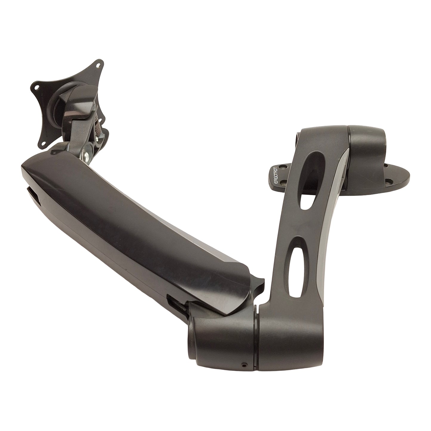 Used Ergotron 45-180-195-00 Wall Mount LCD Monitor Arm 24" 20lbs, VESA 75mm