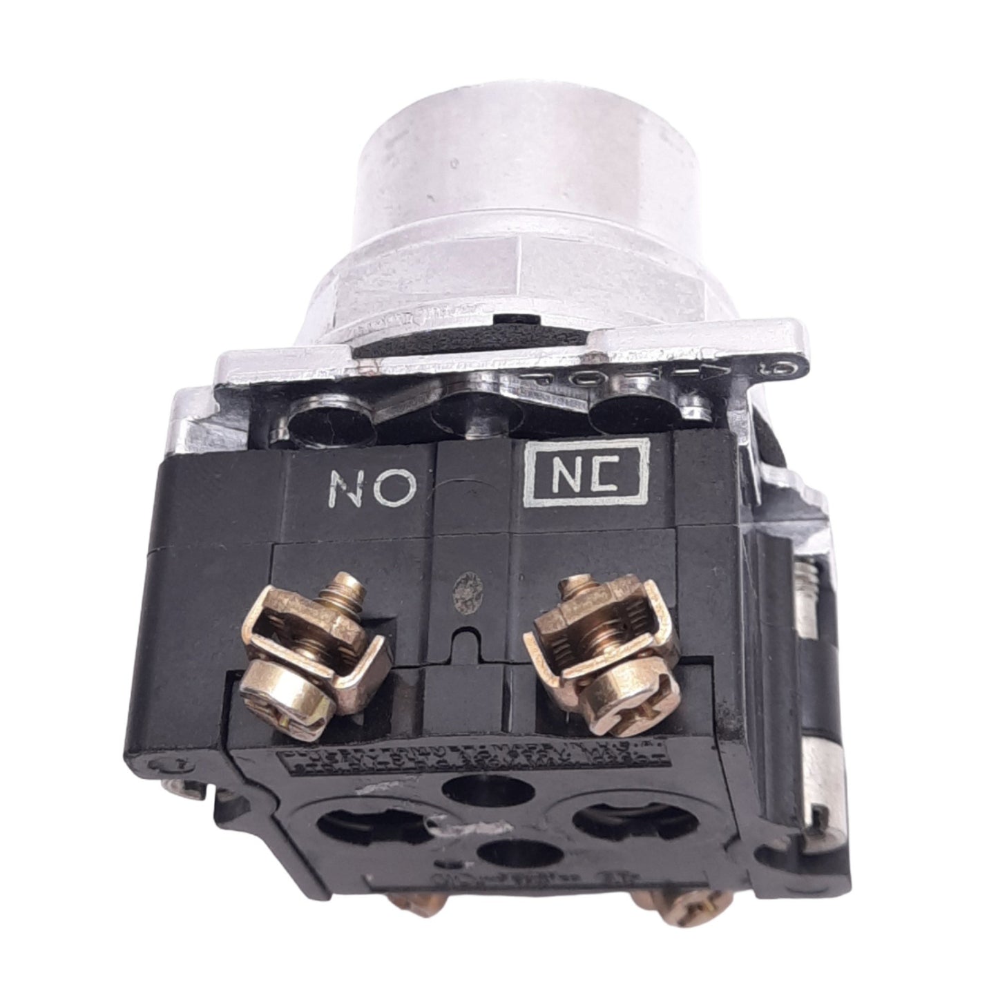 Used Eaton 10250T104-1 Yellow Pushbutton Switch, ø30.5mm, 1NO 1NC, 600VAC 10A Max