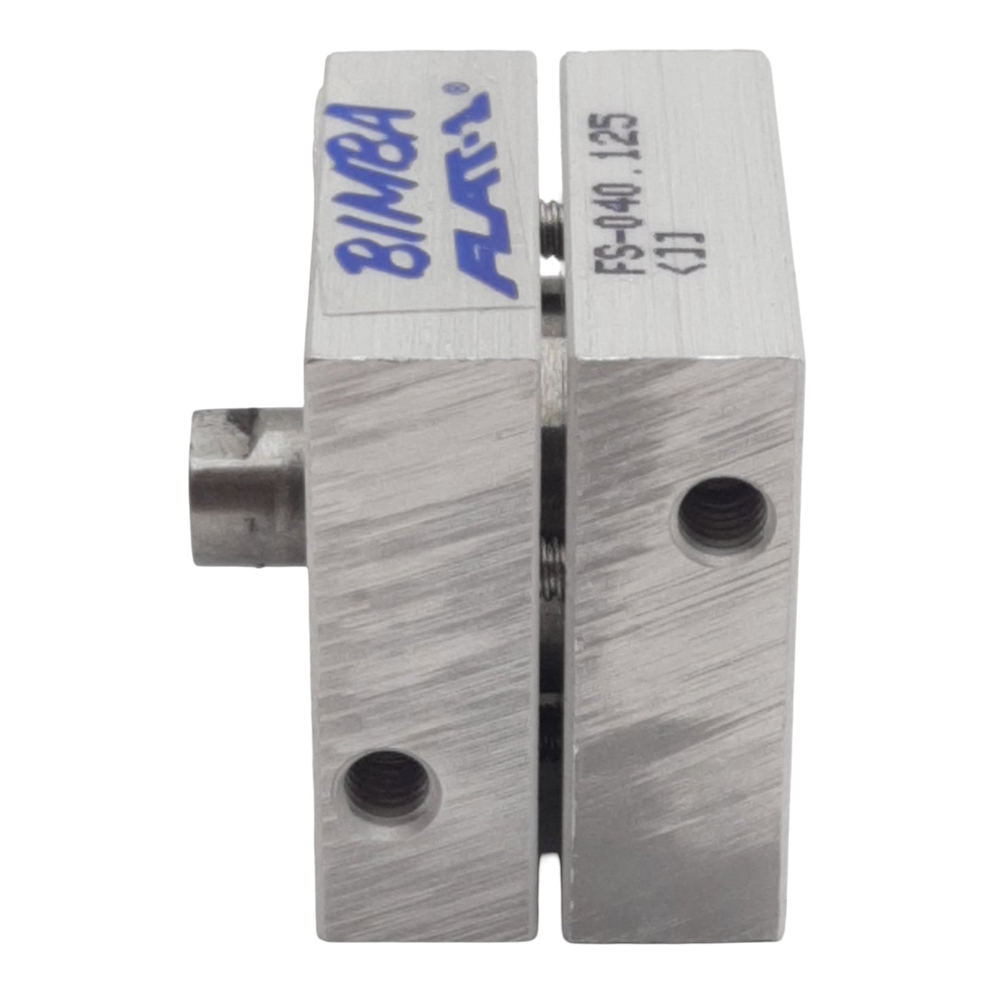 New Bimba FS-040.125 FLAT-1 Pneumatic Cylinder, ø3/4in Bore, 0.125in Stroke, #10-32