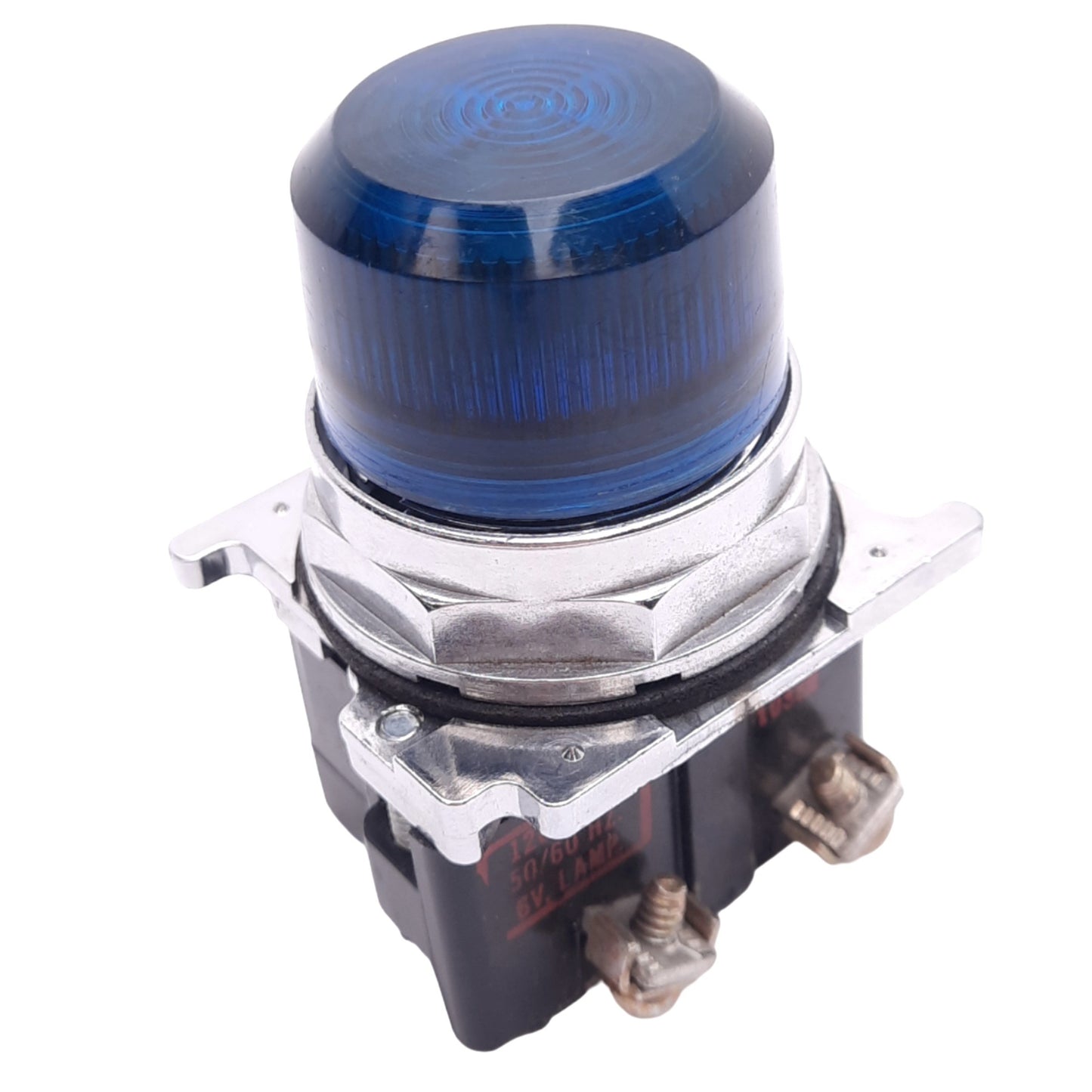 Used Eaton 10250T181NC4N Heavy Duty Blue Indicator Pilot Light, ø30.5mm, 120VAC Lamp
