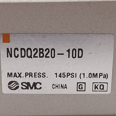 Used Lot of 2 SMC NCDQ2B20-10D Compact Cylinder ø20mm Bore, 10mm Stroke, #10-32 Ports