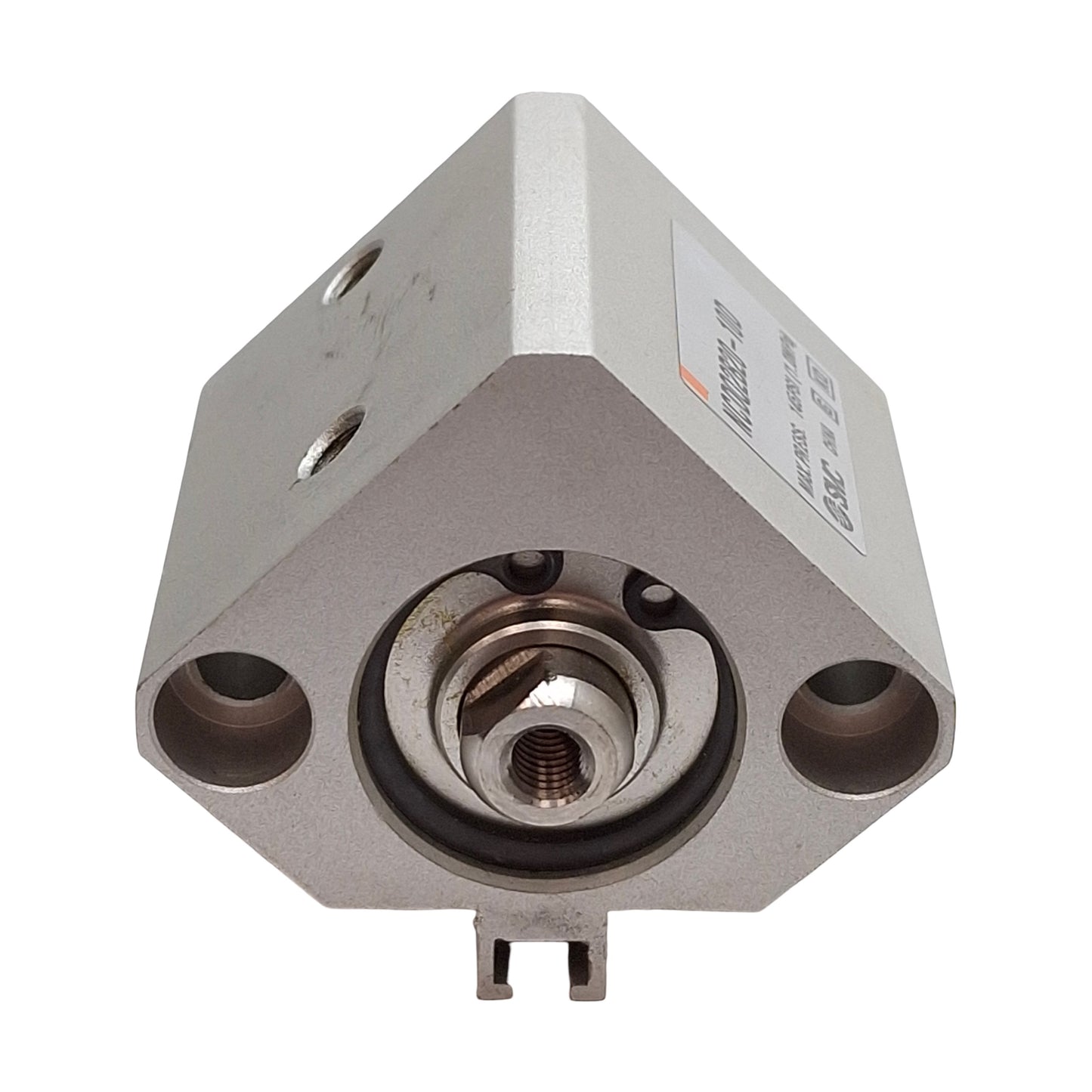 Used Lot of 2 SMC NCDQ2B20-10D Compact Cylinder ø20mm Bore, 10mm Stroke, #10-32 Ports
