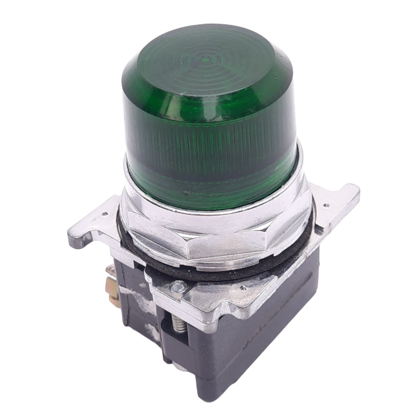 Used Eaton 10250T181NC2N Heavy Duty Green Indicator Pilot Light, ø30.5mm, 120VAC Lamp