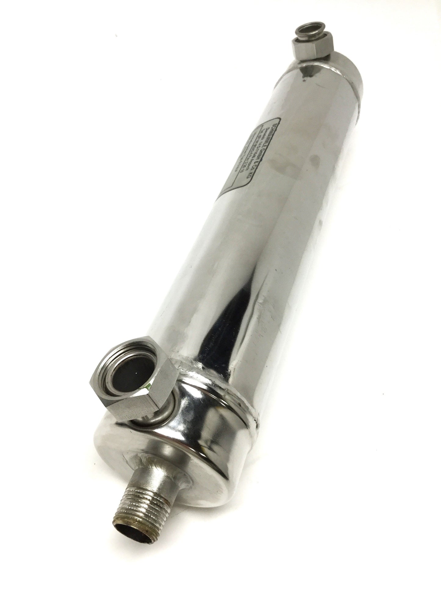 Used Schwammle S3N P Stainless Steel Liquid Heat Exchanger 0.44/0.5L, -50 to 250°C