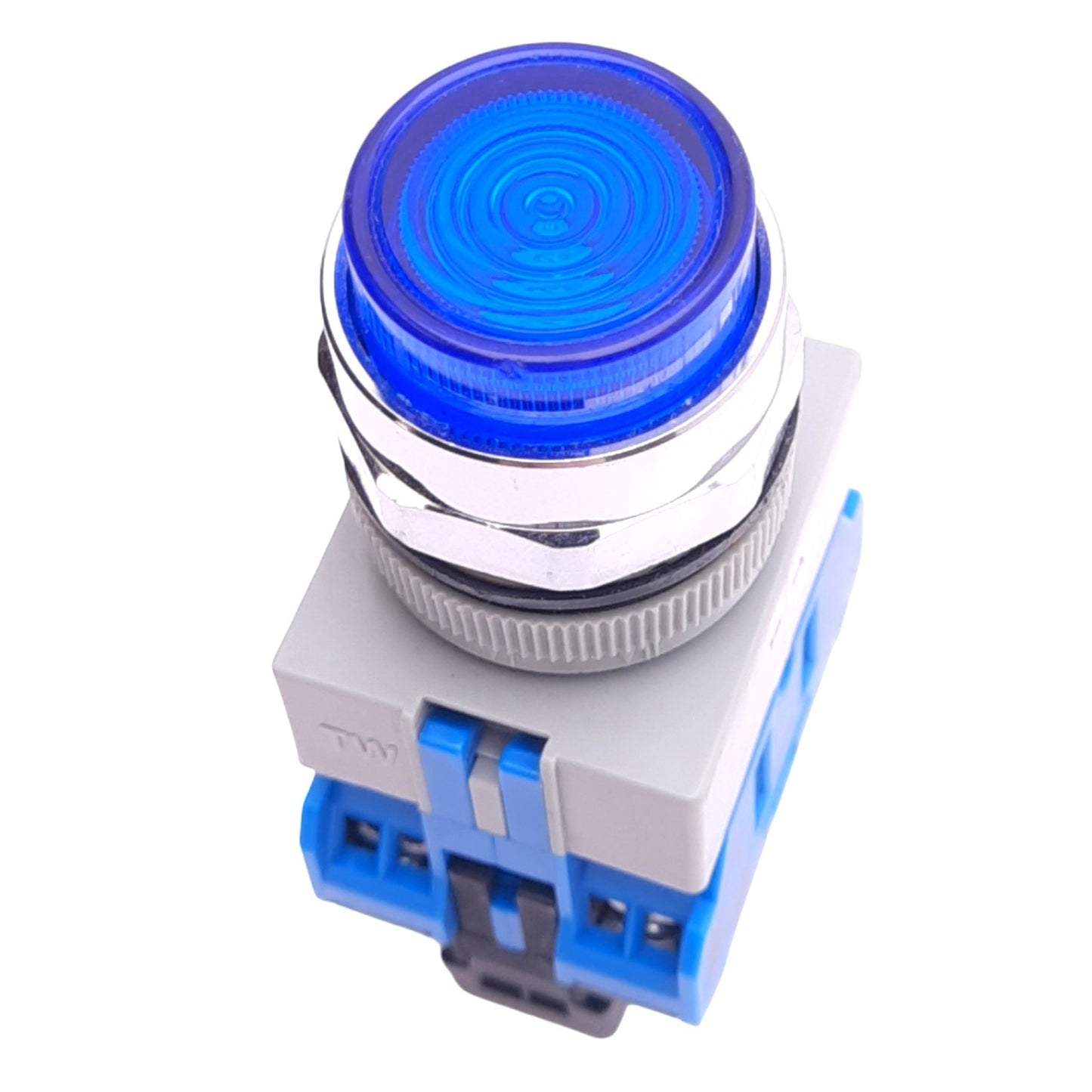 New IDEC ALW29911D-B-24V Blue Illuminated Pushbutton Switch, 22mm, 1NO+1NC, 24V Lamp