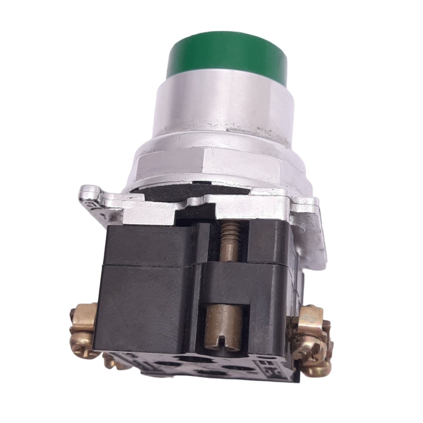 Used Eaton 10250T113-1 Green Extended Pushbutton Switch, ø30.5mm, 1NO 1NC, 600VAC 10A