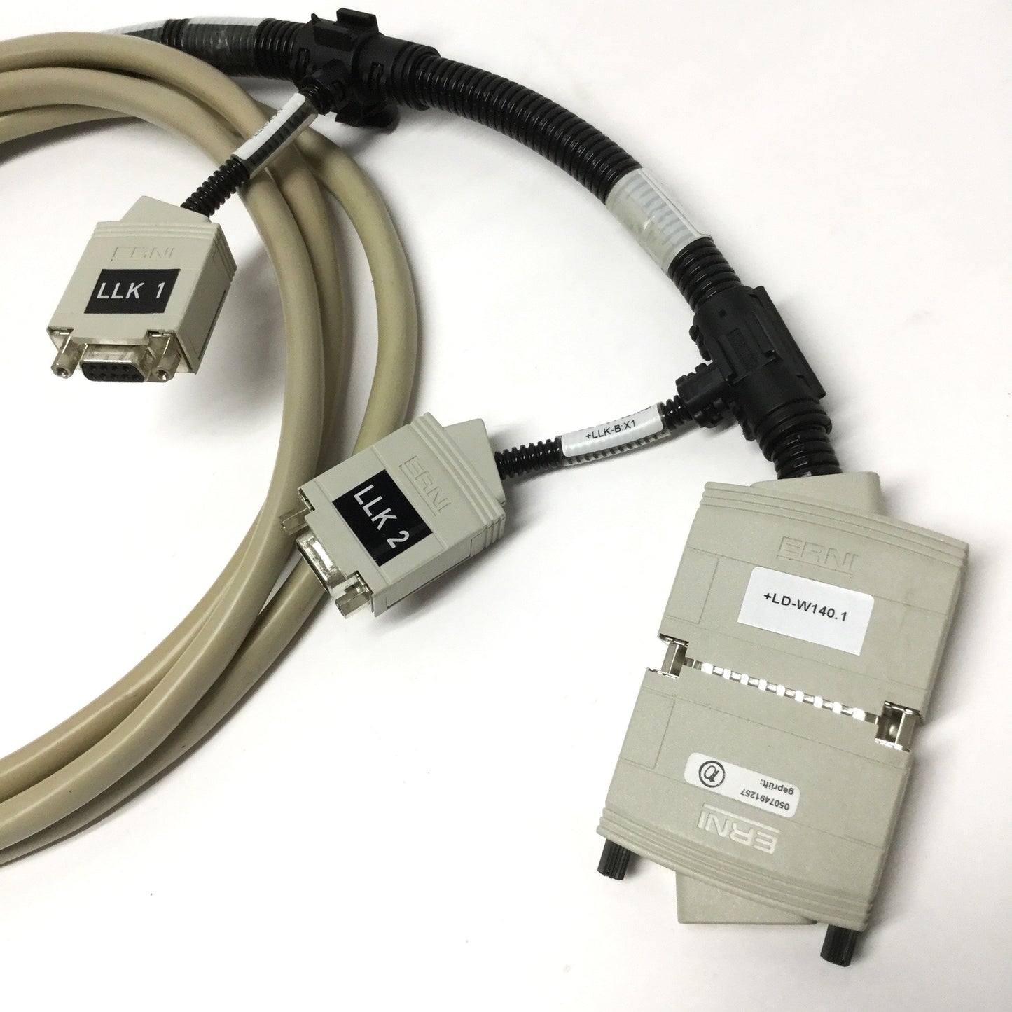 Used Trumpf Haas 30-59-29-AA LLK Laser Fiber Controller Cable 9-Pin, 37-Pin D-Sub