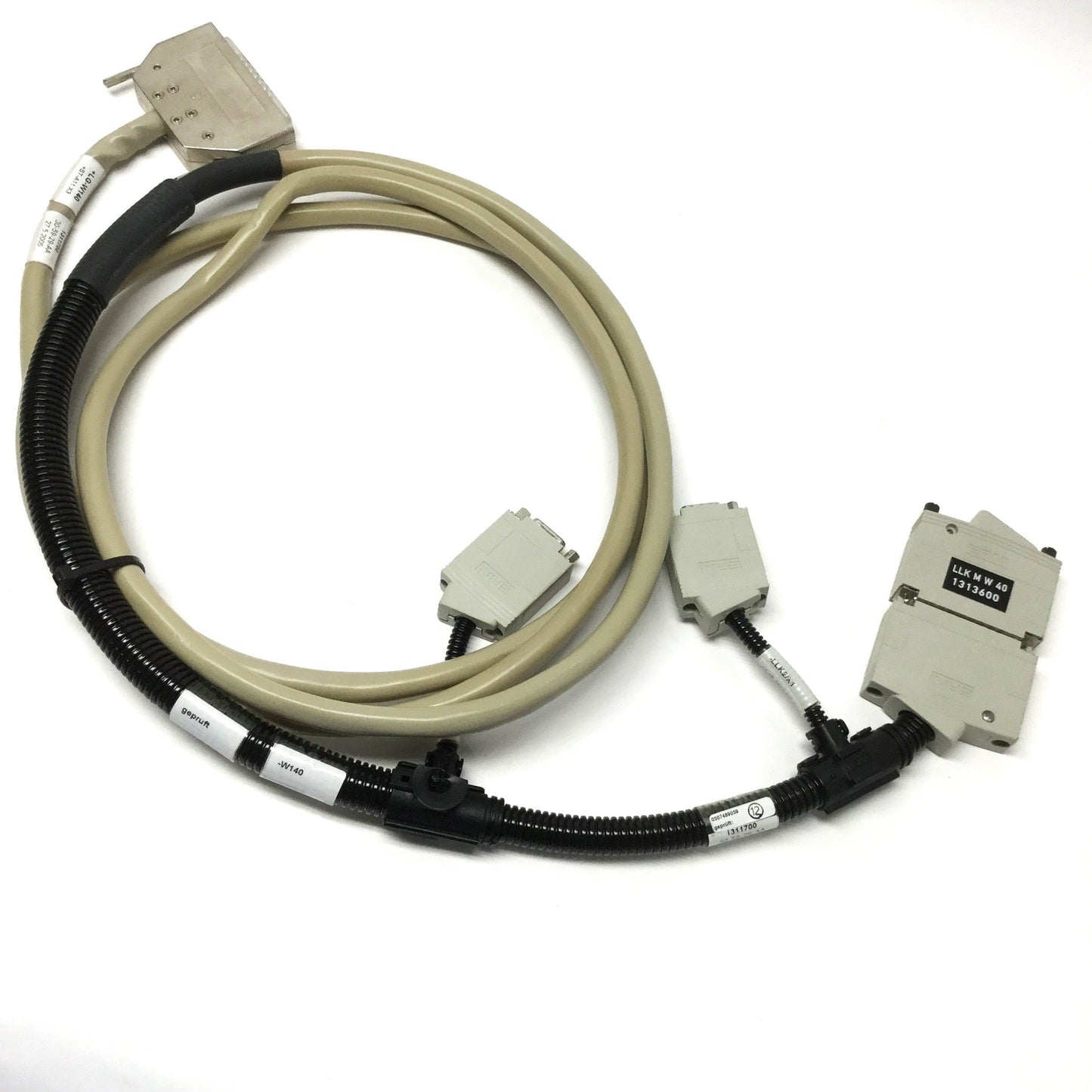 Used Trumpf Haas 30-59-29-AA LLK Laser Fiber Controller Cable 9-Pin, 37-Pin D-Sub