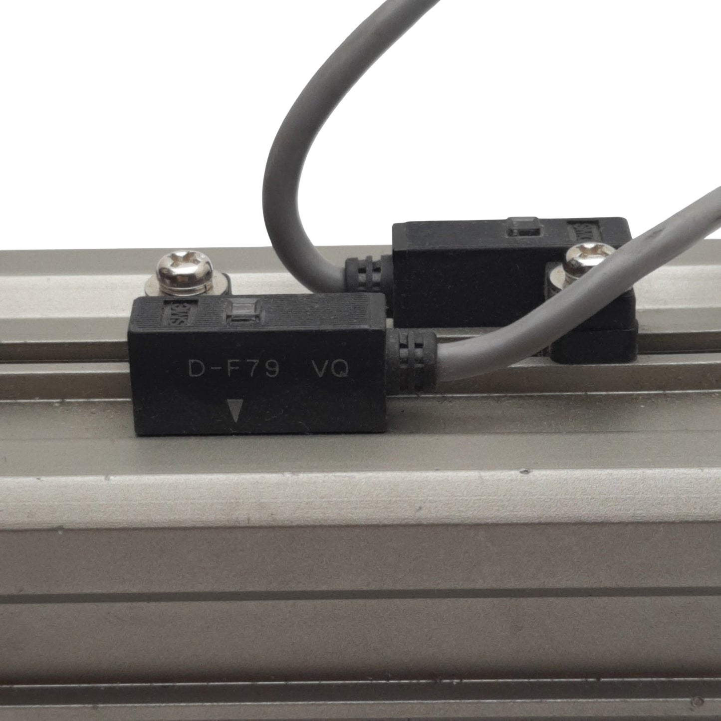 Used SMC RSDQB40-30DR-F79L Pneumatic Stopper Cylinder ø40mm Bore, 30mm Stroke, Rc1/8"