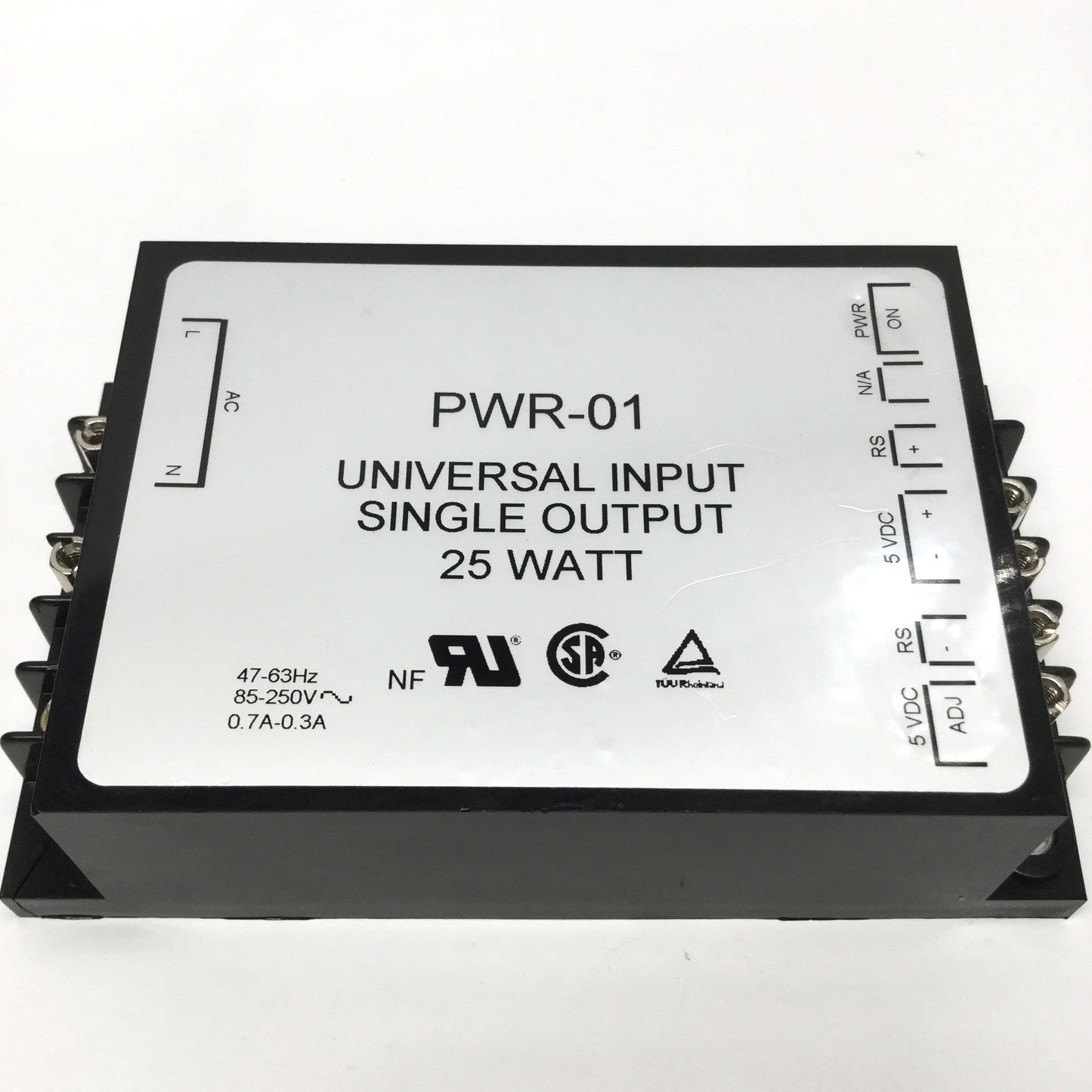 Used Analog Devices PWR-01 Universal Input Power Supply 100-240VAC In, 5VDC 5A Out