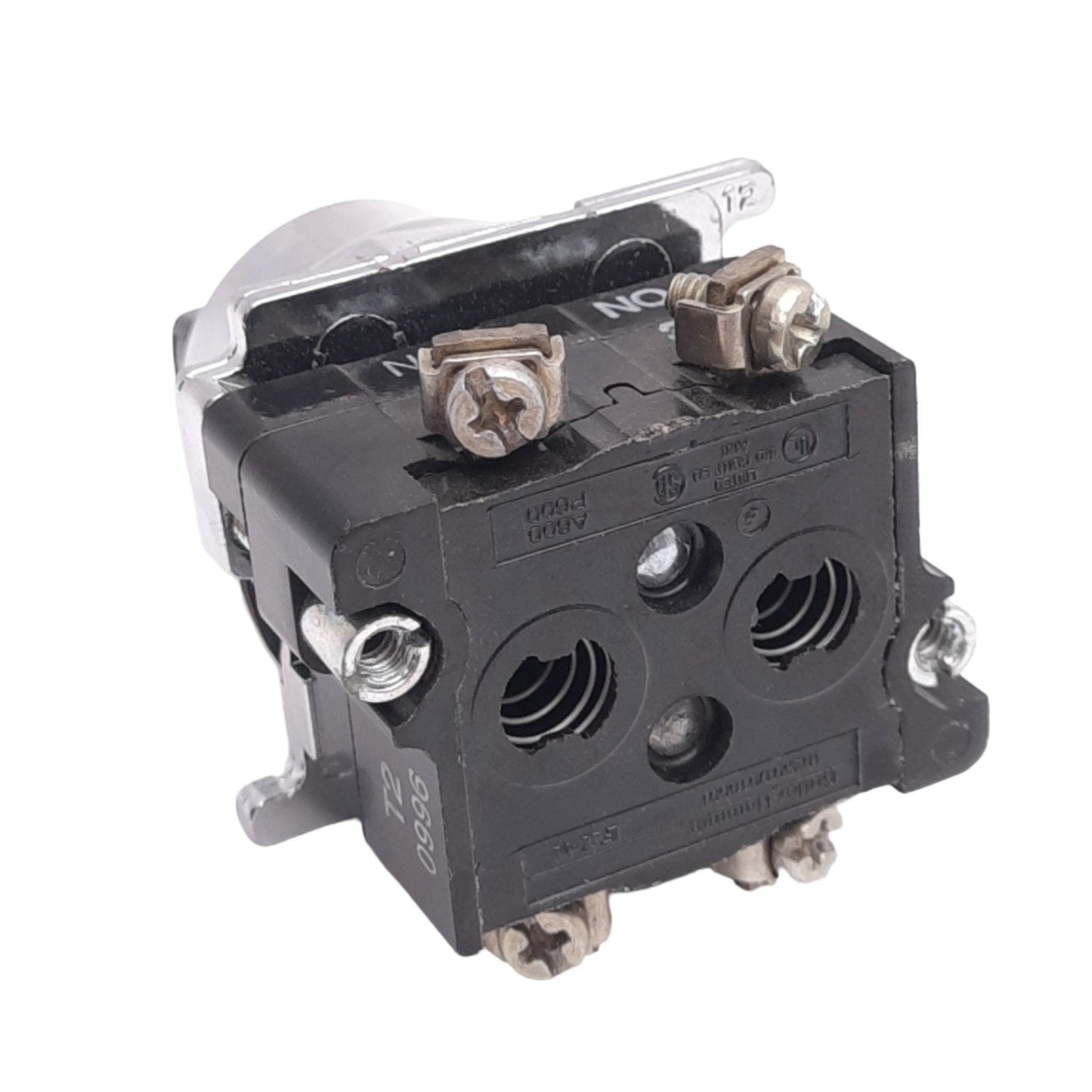 Used Eaton 10250T1322 Momentary Selector Switch, 3-Position, ø30.5mm, 2NO, 600VAC 10A