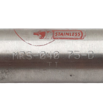 Used Bimba MRS-040.75-D Pneumatic Cylinder, ø3/4in Bore, 3/4in Stroke, 1/8in NPT