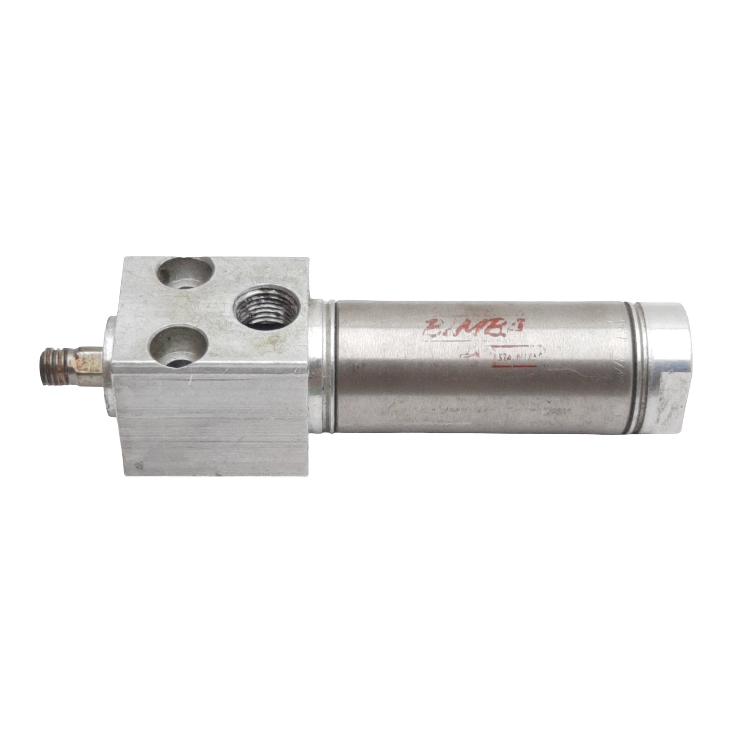 Used Bimba BF-040.5-D Pneumatic Cylinder ø3/4in Bore, 1/2in Stroke, 1/8in NPT, 250psi