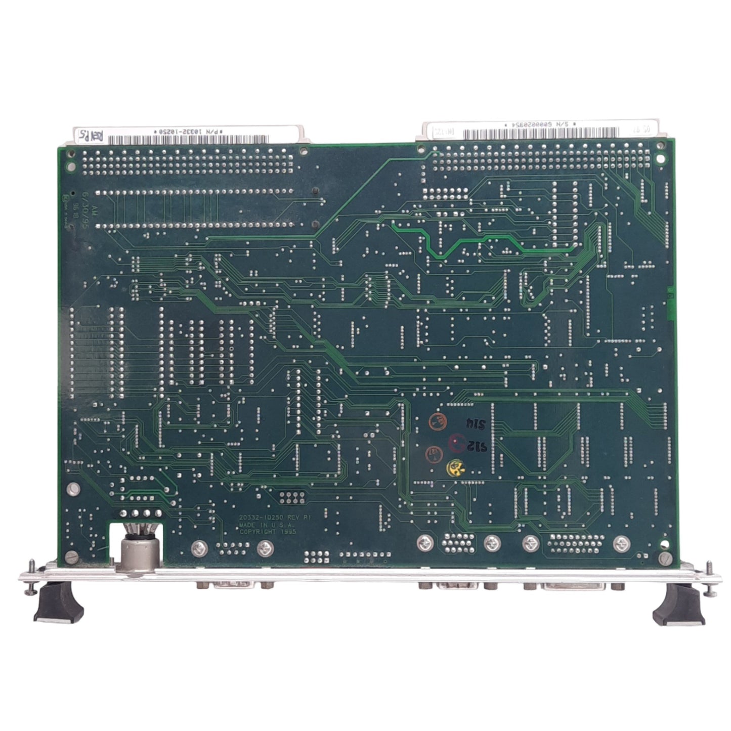 Used Adept 10332-10250 Rev P5 VGB VME Control Board, 2MB RAM, Keyboard/Video IO