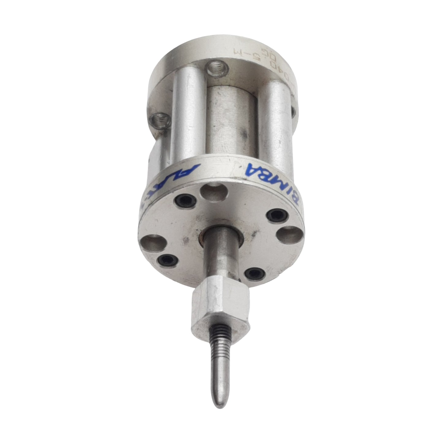 Used Bimba FO-040.5-M Pneumatic Cylinder, ø3/4in Bore, 1/2in Stroke, #10-32, 200psi