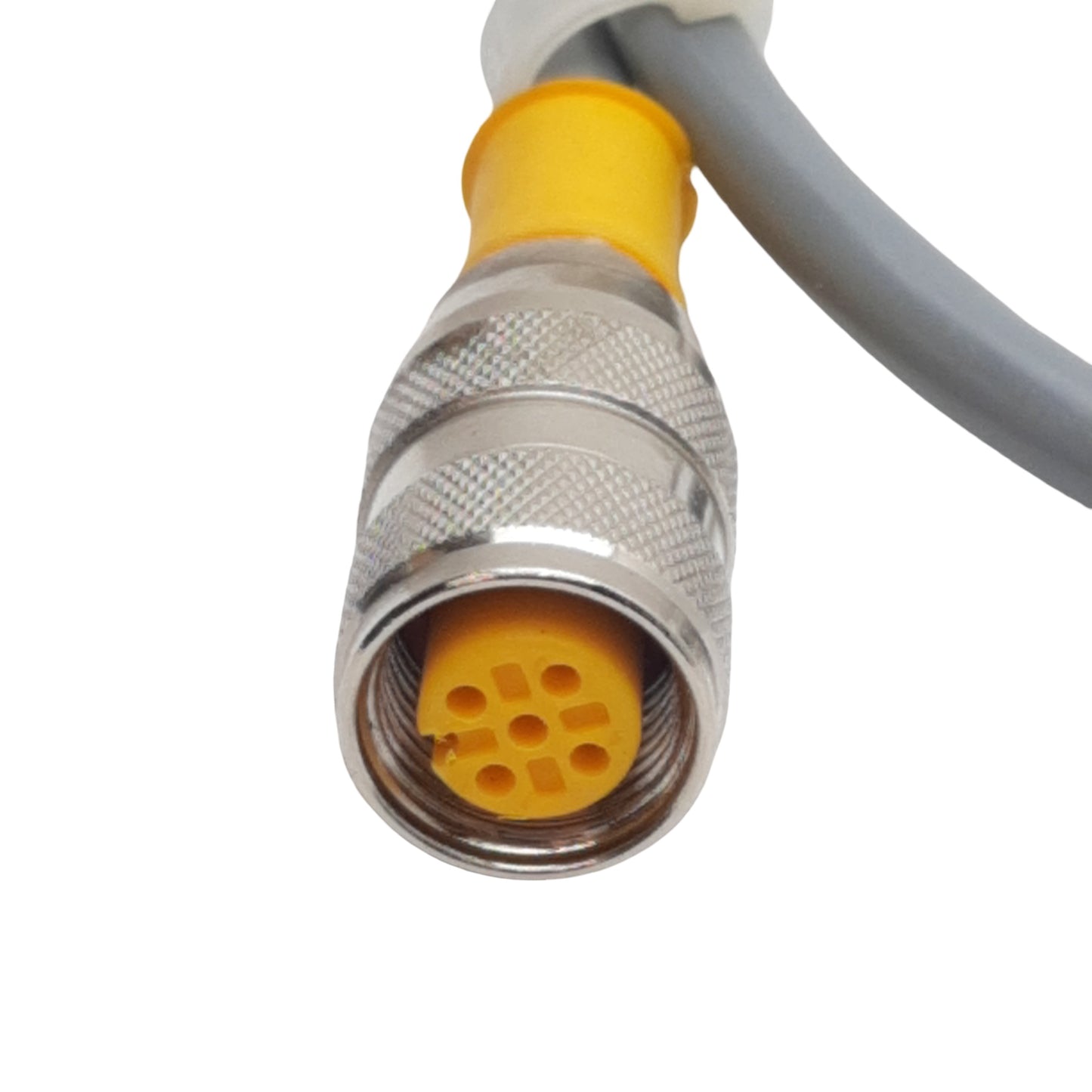 Used Turck U2383-58 Cordset, 4-Pin M12 Male to 4-Pin M12 Female, 4A 250VAC, 0.30m