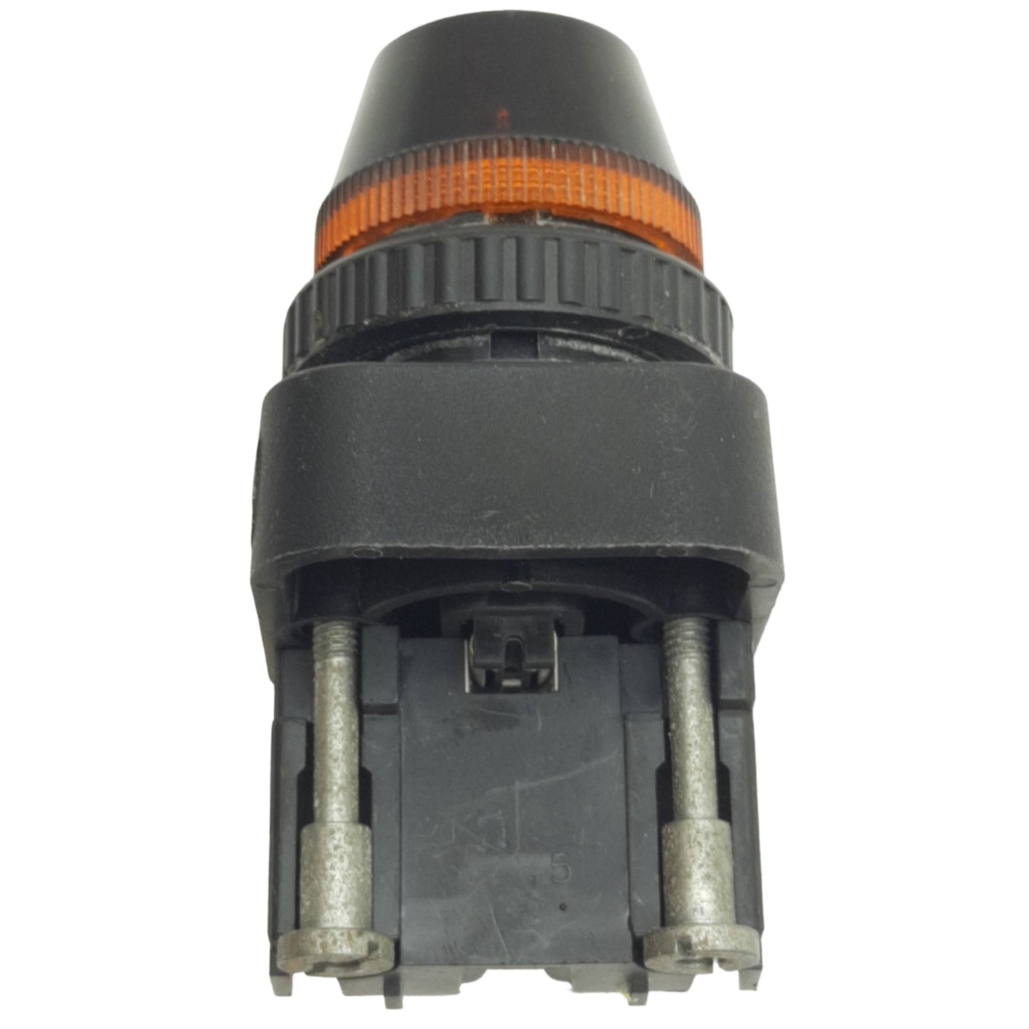 Used Allen Bradley 800H-QR24G Orange Pilot Light, ø30mm, 24VAC/DC *Colored out Light*