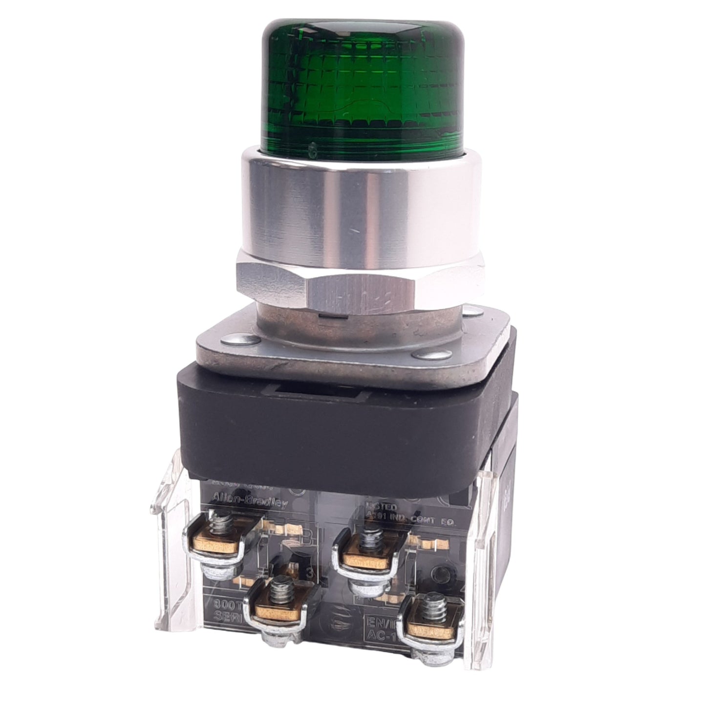 New Allen Bradley 800T-QBH2G Illuminated Pushbutton, ø30mm, 1NO+1NC, 600V 10A Max