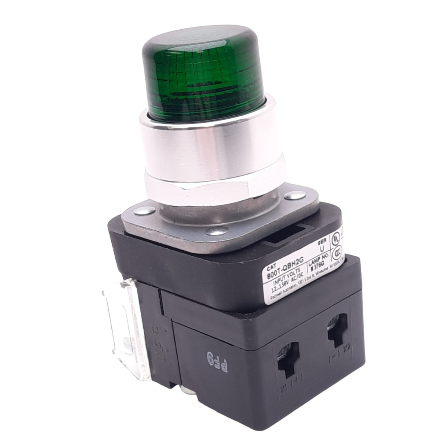 New Allen Bradley 800T-QBH2G Illuminated Pushbutton, ø30mm, 1NO+1NC, 600V 10A Max