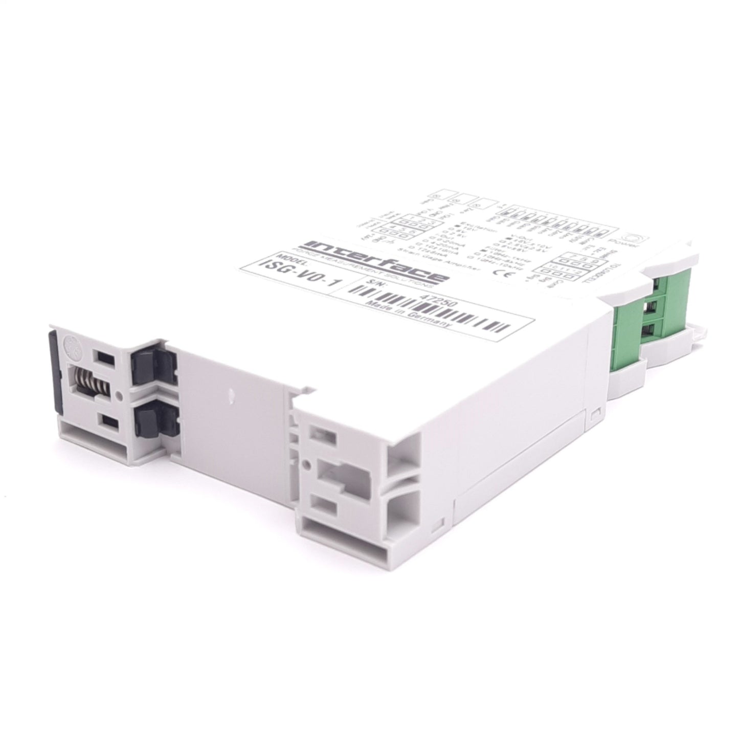 Used Interface Force ISG-V0-1 Isolated Signal Conditioner, +-5V/10VDC Out, DIN Rail