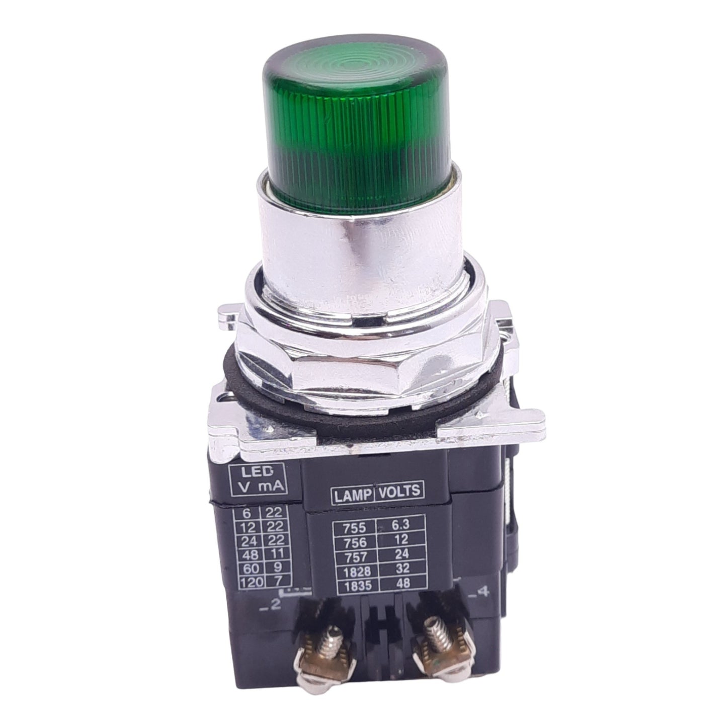 Used Eaton 10250T Green Illuminated Pushbutton, ø30.5mm, 1NO 1NC, 600VAC/250VDC Max
