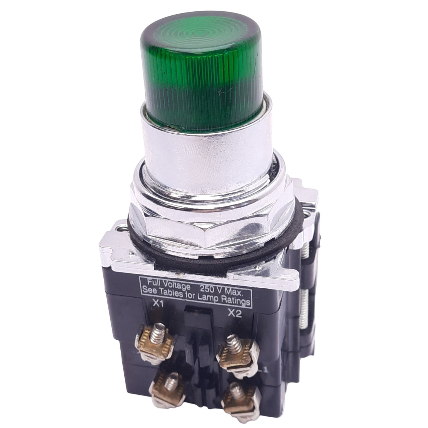 Used Eaton 10250T Green Illuminated Pushbutton, ø30.5mm, 1NO 1NC, 600VAC/250VDC Max