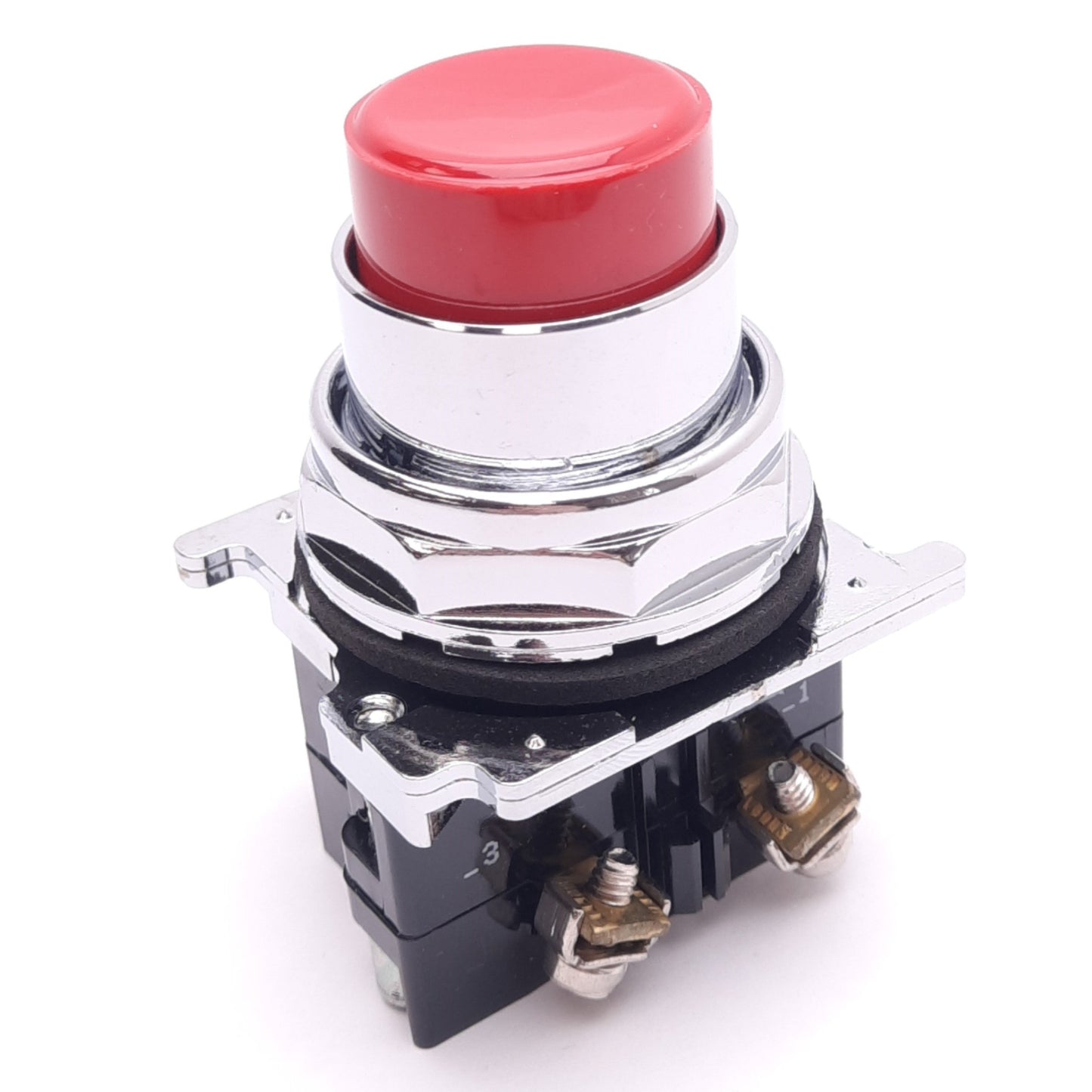 New Cutler-Hammer 10250T31R Red Extended Pushbutton, 30.5mm, 1NO 1NC, 600VAC/250VDC