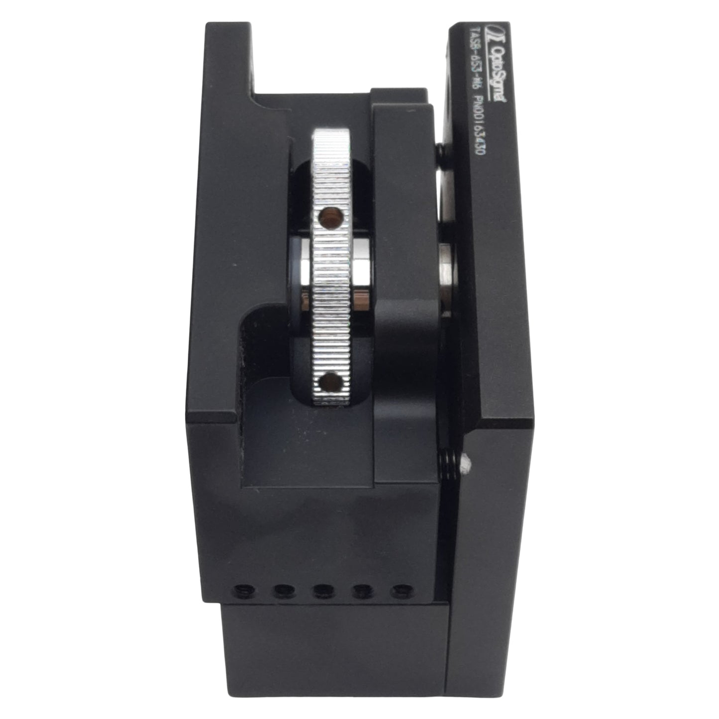 Used Optosigma TASB-653-M6 Z-Axis Dovetail Stage, 7mm Travel, 98N Load, 65mm x 65mm