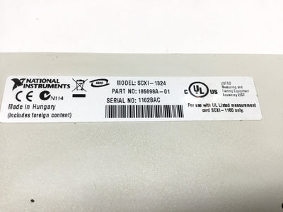 Used National Instruments NI SCXI-1324 High-Voltage Terminal Block Module SCXI 96-pin