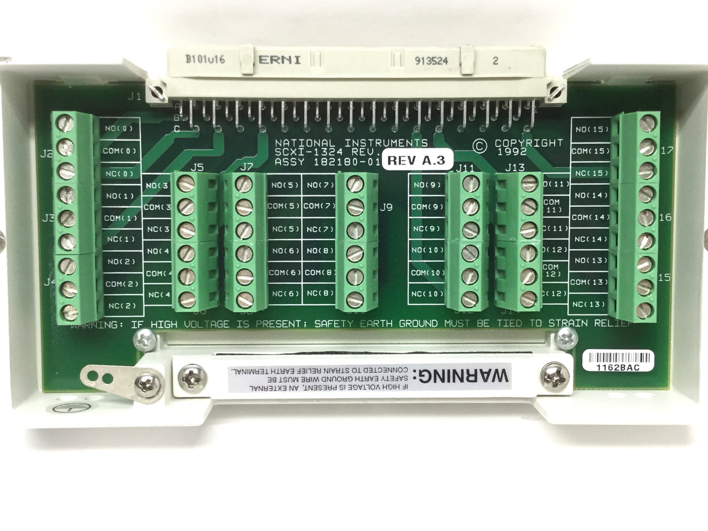 Used National Instruments NI SCXI-1324 High-Voltage Terminal Block Module SCXI 96-pin