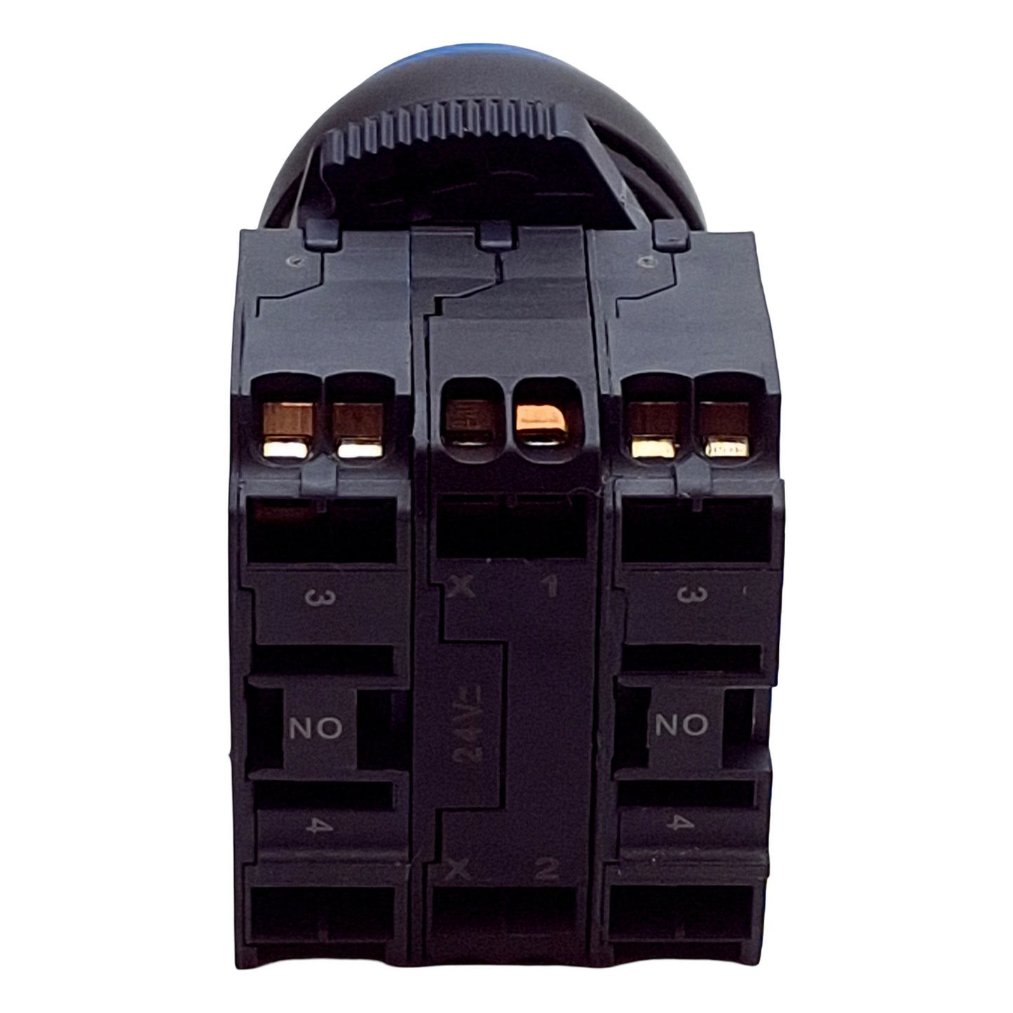 Used Allen Bradley 800FP-LE6PQ3WQ20 Blue Illuminated Momentary Pushbutton 22.5mm 2NO