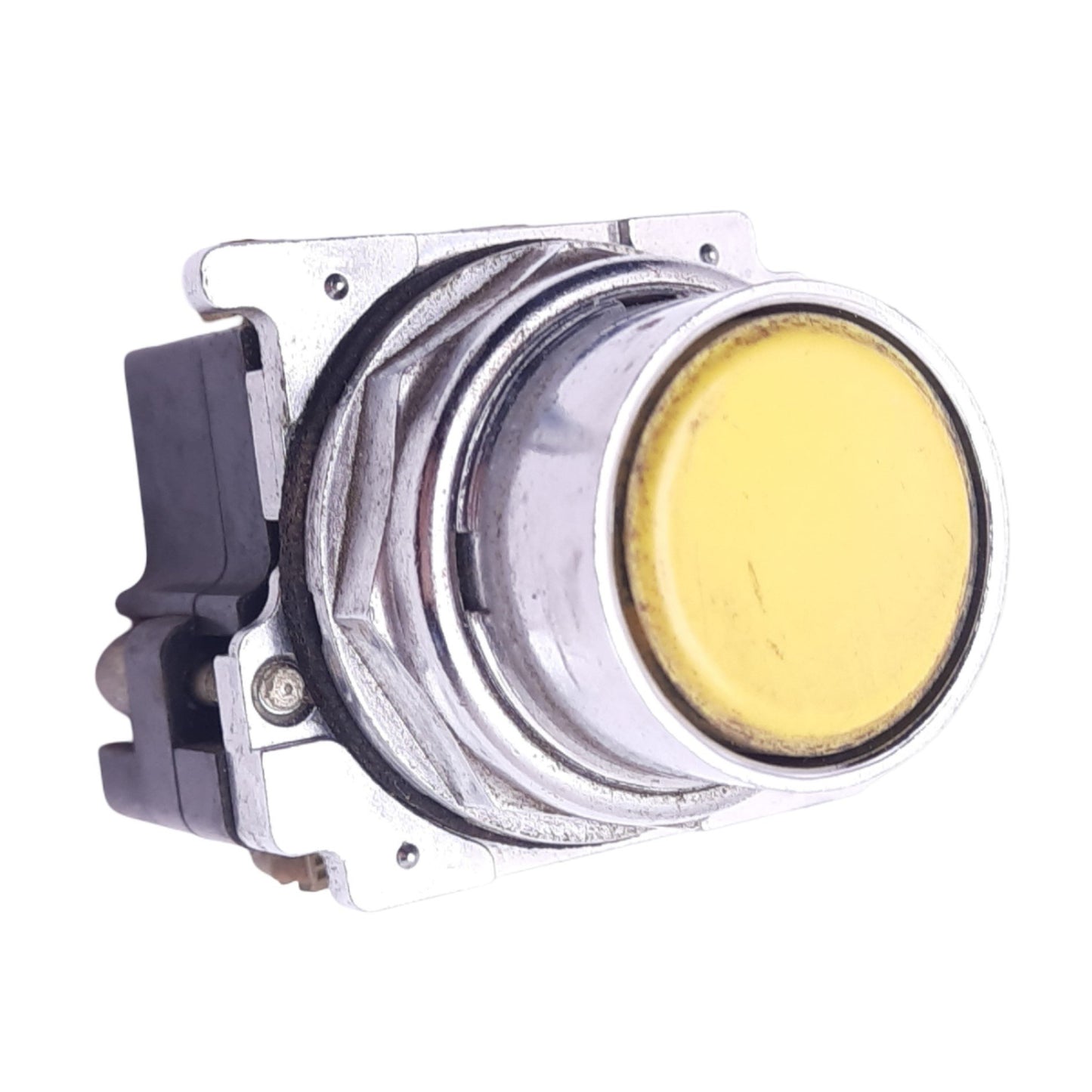 Used Eaton 10250T104-2 Yellow Momentary Pushbutton Switch, ø30.5mm, 2N.O., 600VAC 10A
