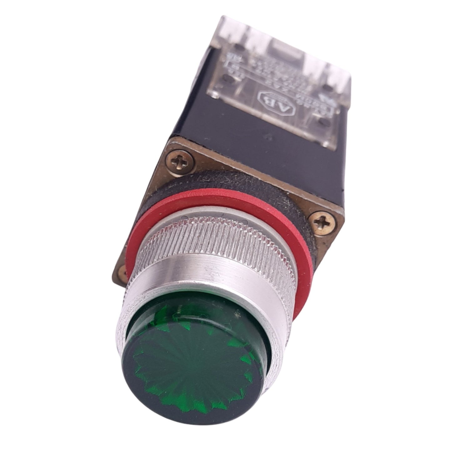 Used Allen Bradley 800MR-QBL24S Green Illuminated Pushbutton, 22mm, 2NO, 300V 10A Max