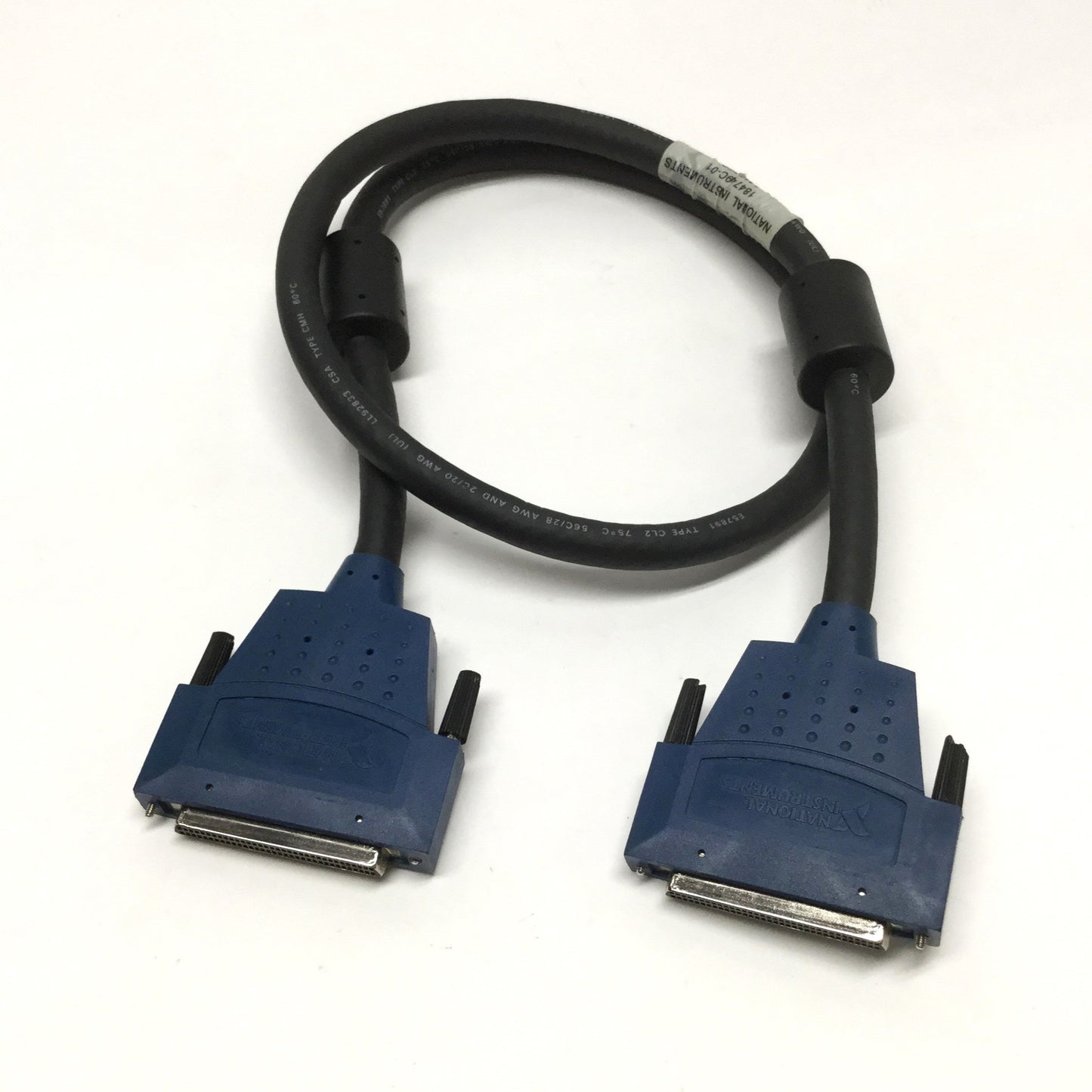 Used National Instruments 184749C-01 Shielded Multifunction 68-Pin SCSI DAQ Cable, 1m