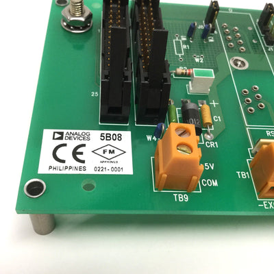 Used Analog Devices 5B08 Multiplexed I/O Module Backplane, 8-Channel, CJC Sensors