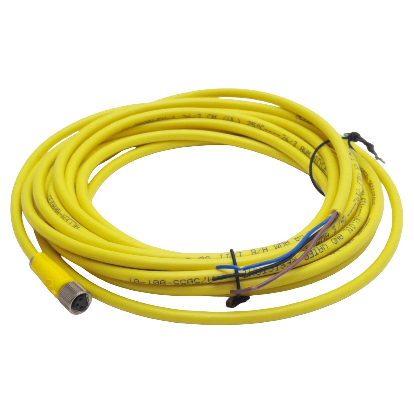 New Allen Bradley 889P-F3AB-5 Cordset, 3-Pin M8 Pico Female to Flying Leads, 5m