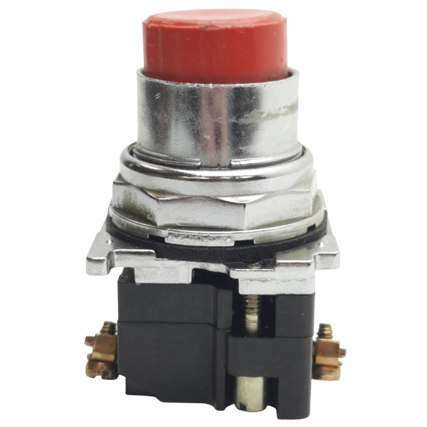 Used Eaton 10250T Push Button ø30.5mm, Momentary, 1NC, Color Red, 600VAC, 250VDC, 10A