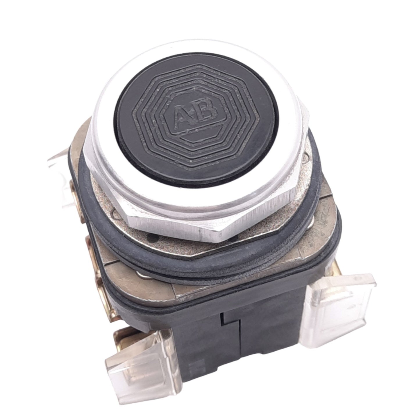 Used Allen Bradley 800T-A2B Black Momentary Pushbutton, ø30mm, 2NO+2NC, 600V 10A Max