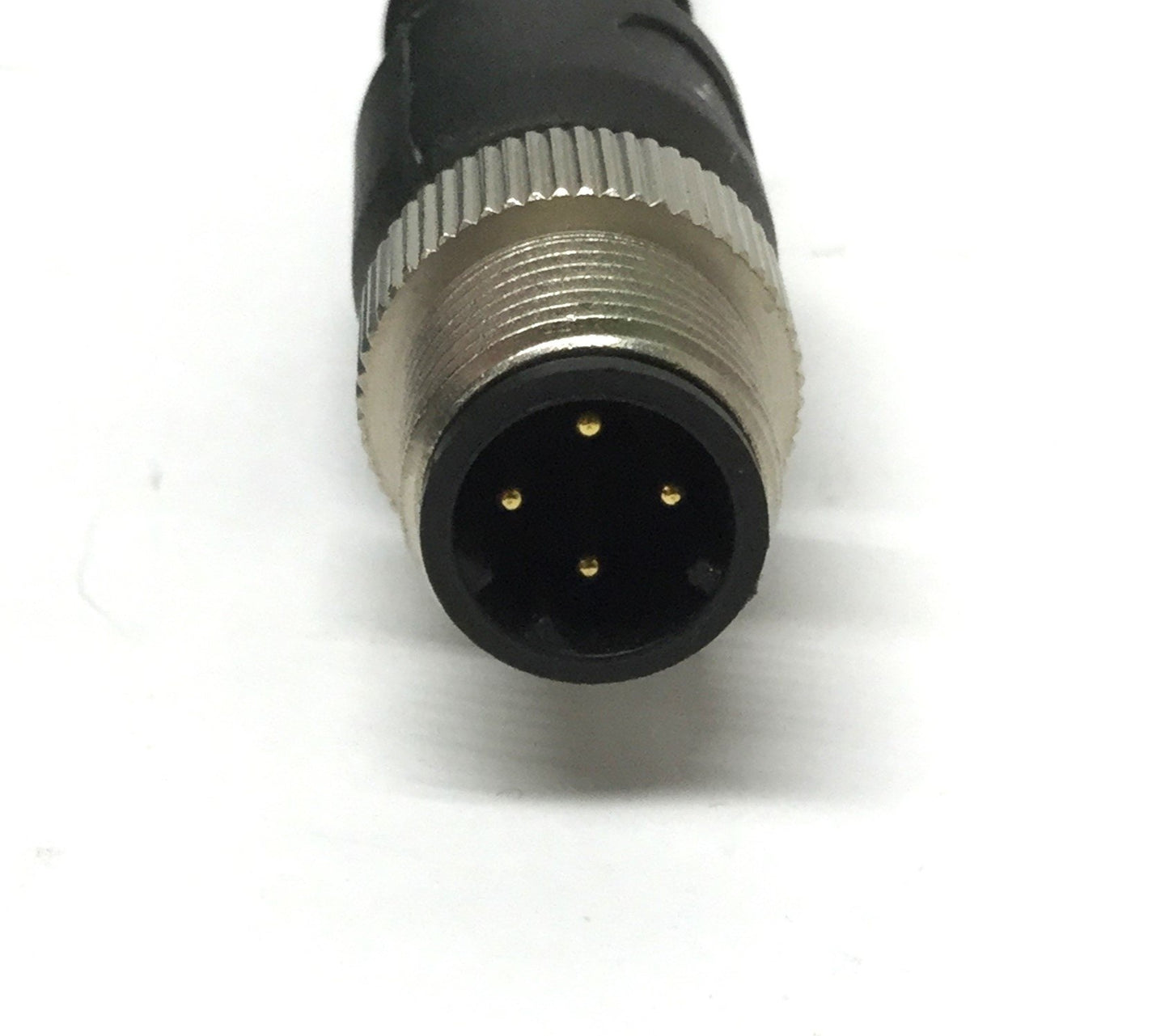 Used Allen-Bradley 1585D-M4HBJM-2M5 Ethernet Cable Patchcord, M12 4-Pin RJ45, 2.5m