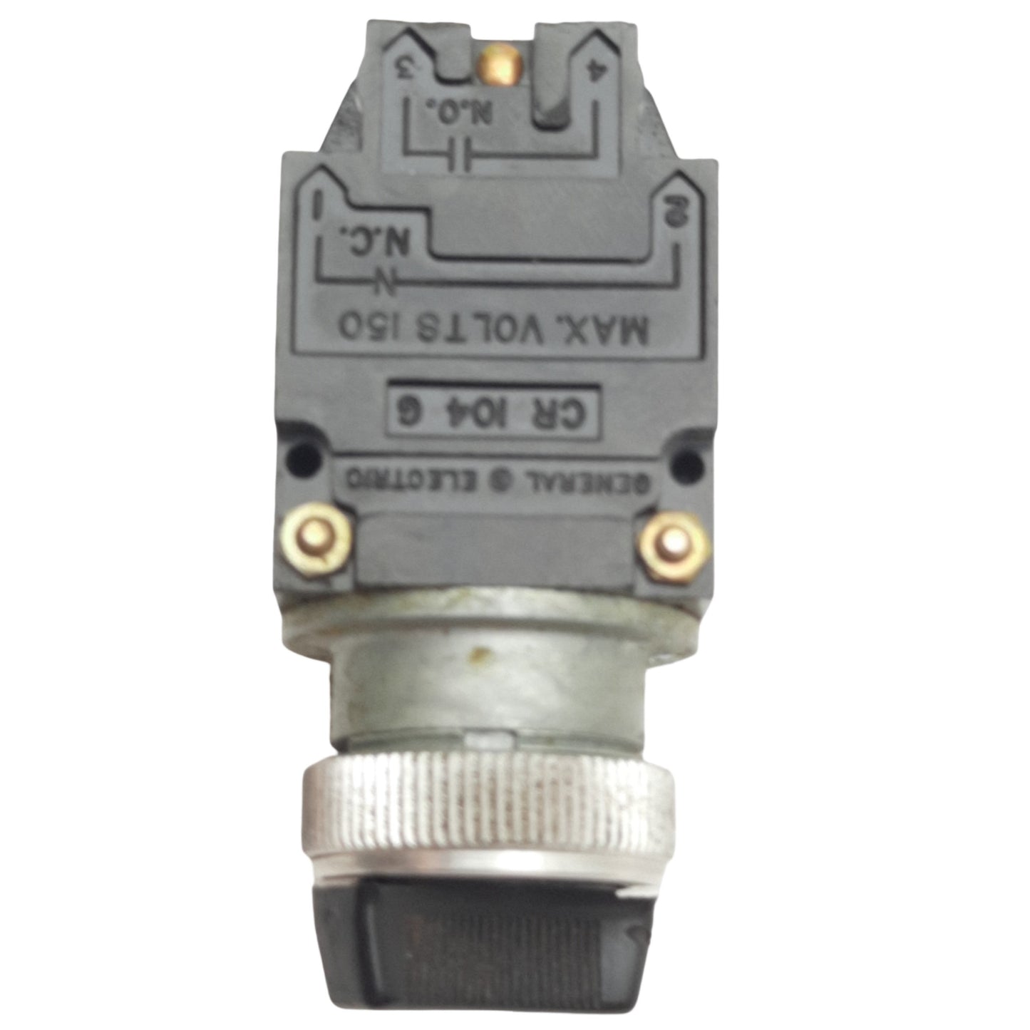 Used General Electric CR104PSG21A92 Selector Switch ø30mm, 2-Position, 2NO+2NC, 150V