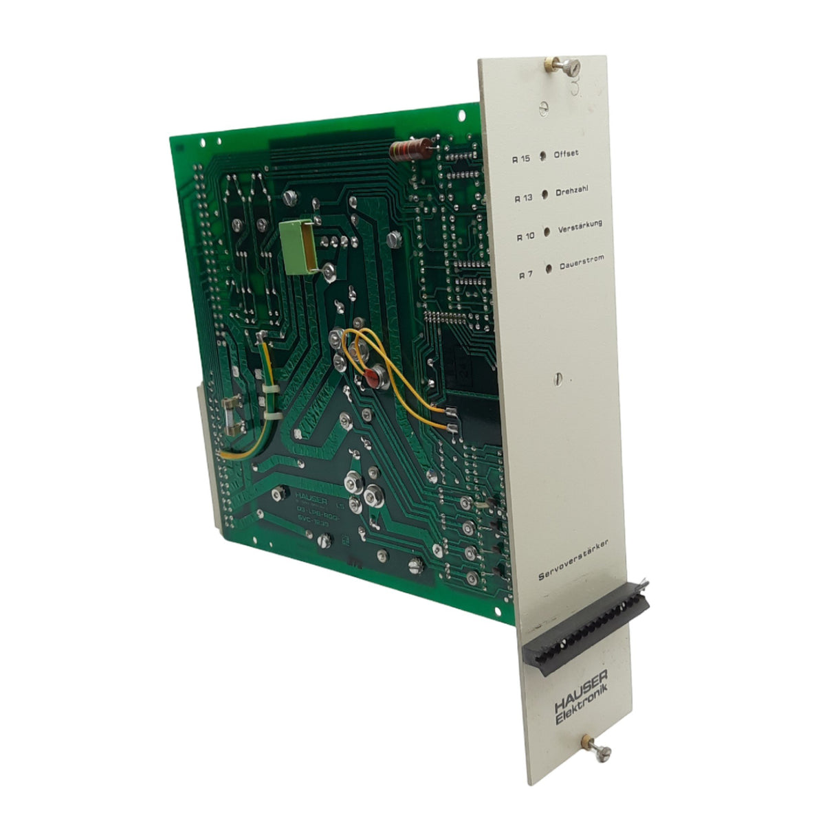 Used Hauser SVC 202 V63 Servo Amplifier, Used With MSE Servo Control System
