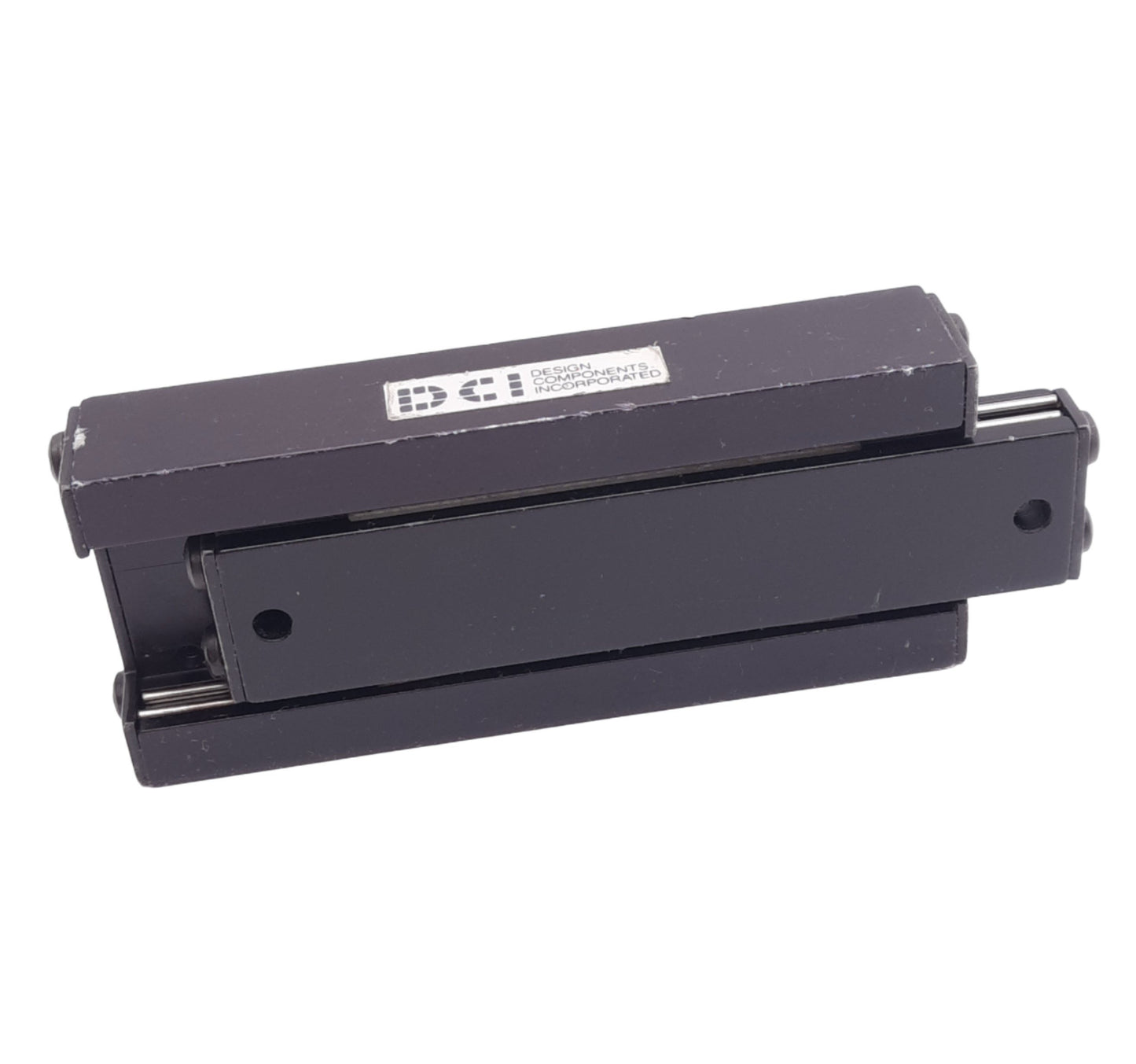 Used DCI Ball Bearing Linear Slide, 3in Travel, 4in x 1-3/4in x 3/4in, #6-32 Thread
