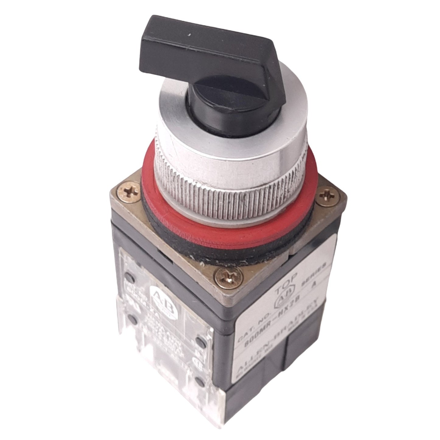 Used Allen Bradley 800MR-HX2B Maintained Selector Switch, ø22mm, 2NC 2NO, 300V Max