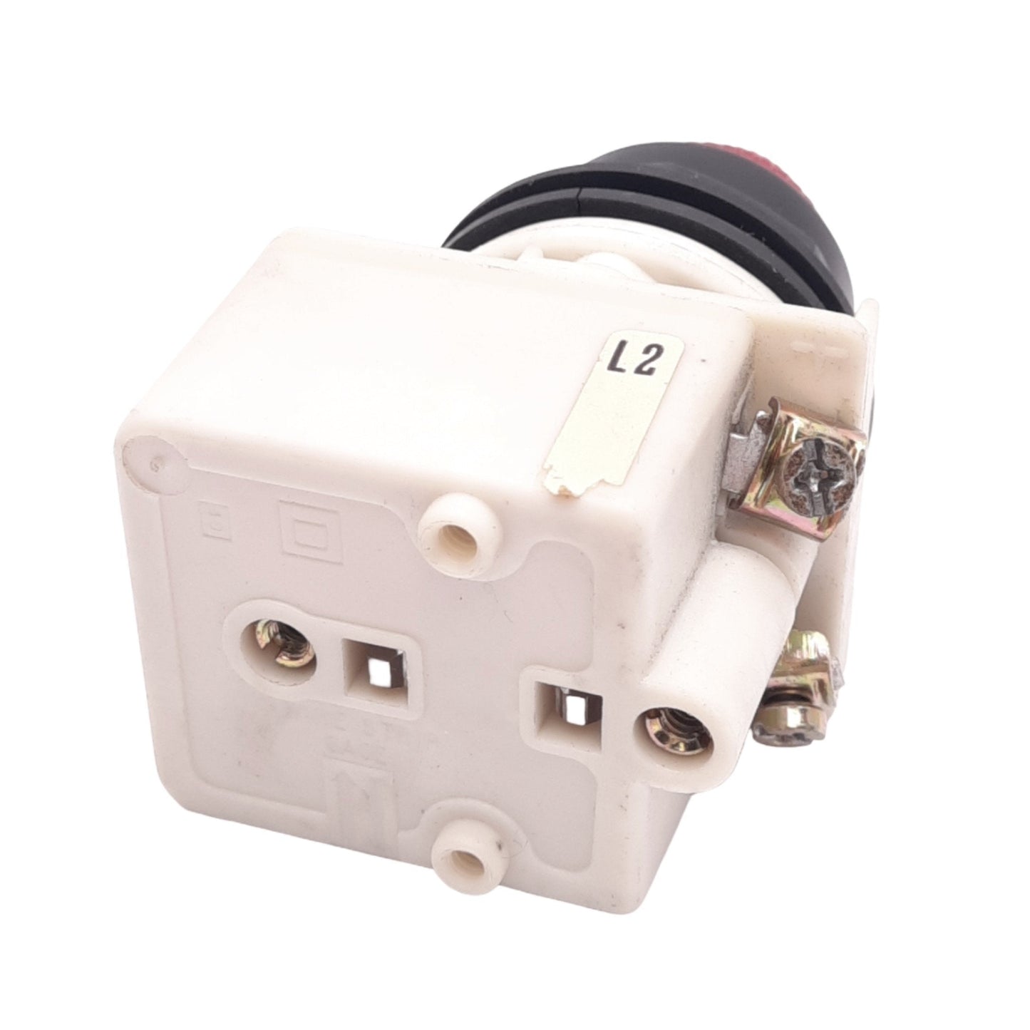 Used Square D 9001KM38LR Red Illuminated Push Button Switch, ø30mm, 120V, *No Bulb