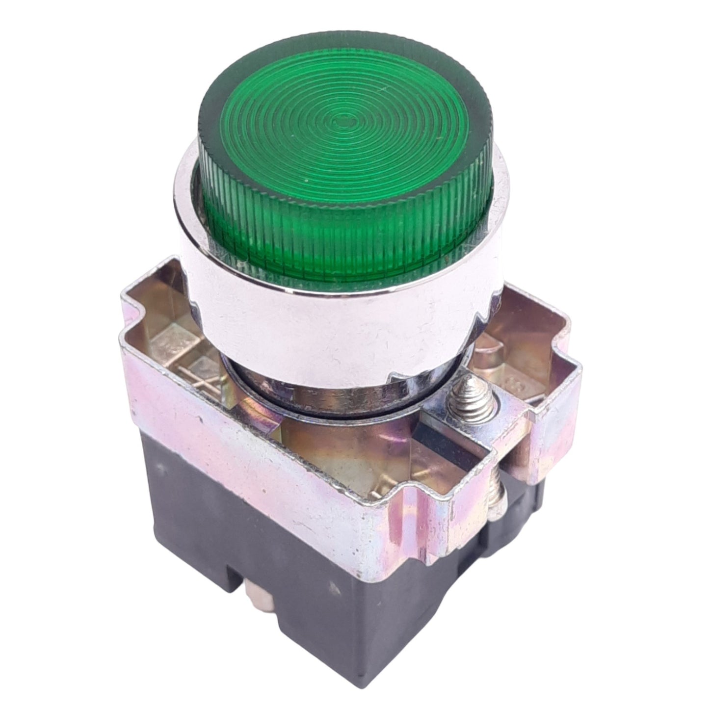 New Altech 2ALP3LB-024 Green Illuminated Pushbutton Switch, ø22mm, 24VAC/DC LED