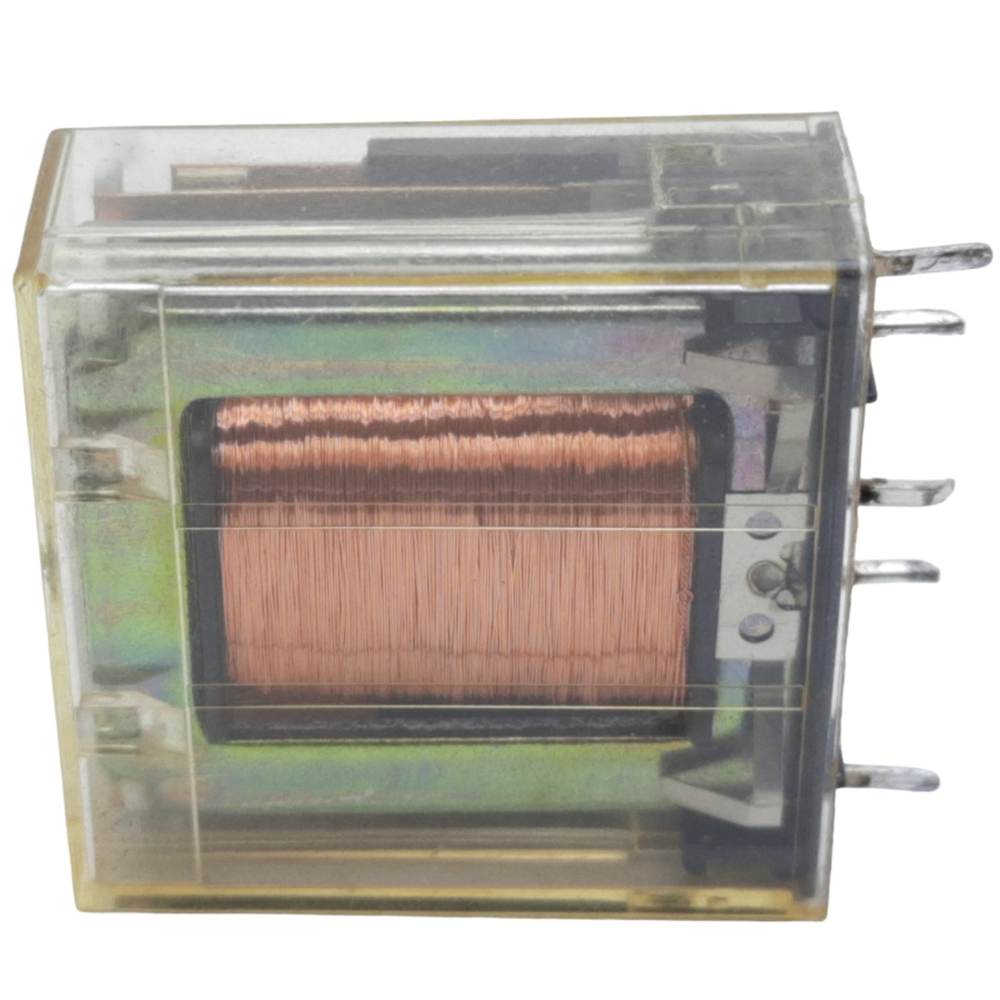 Used Aromat NT1-DC12V Vertical Type Power Relay 5-Pin, 500Ω, 8A 250VAC, 5A 30VDC