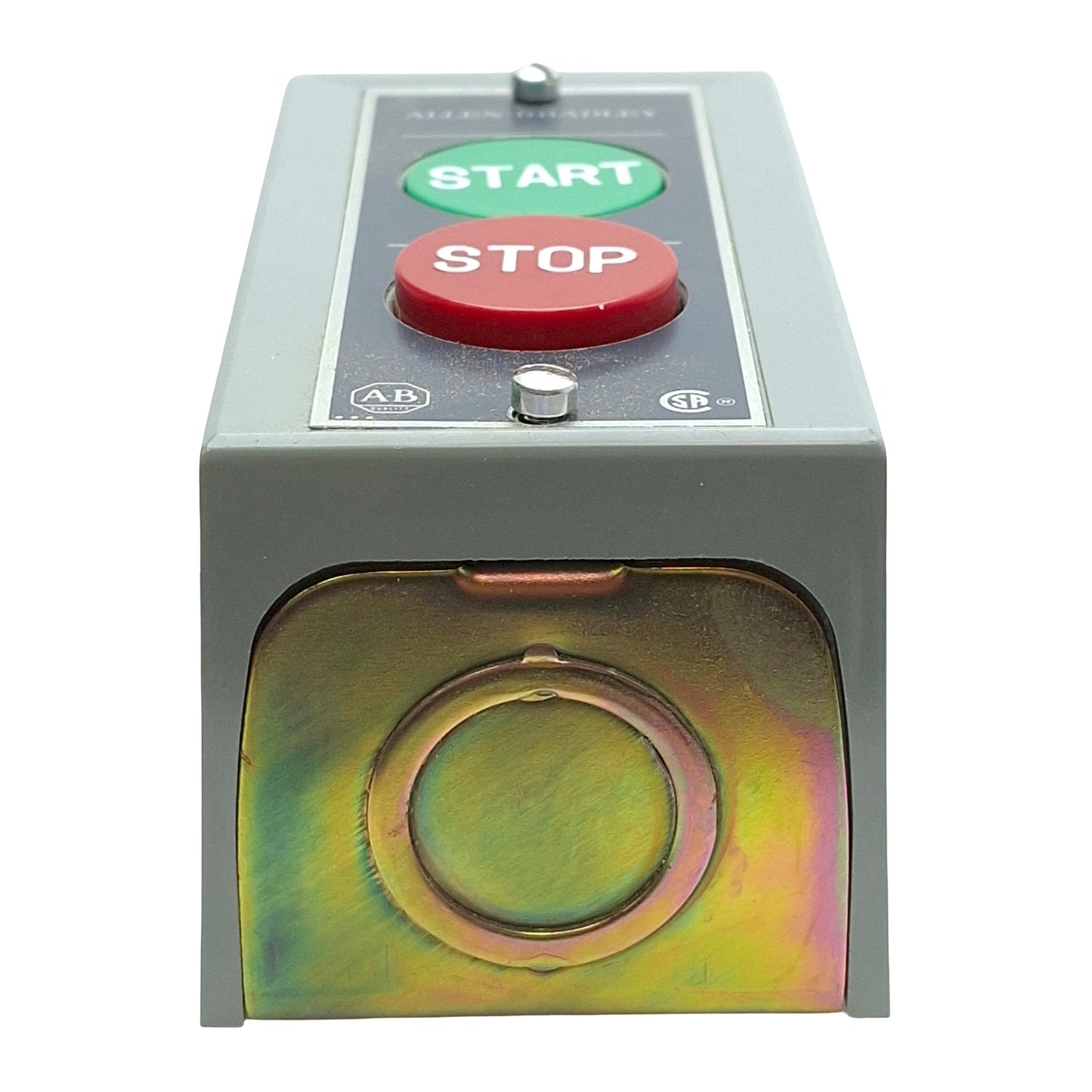 New Allen Bradley 800S-2SA Start Stop Pushbutton Station, Momentary, 1NC+1NO, 600VAC