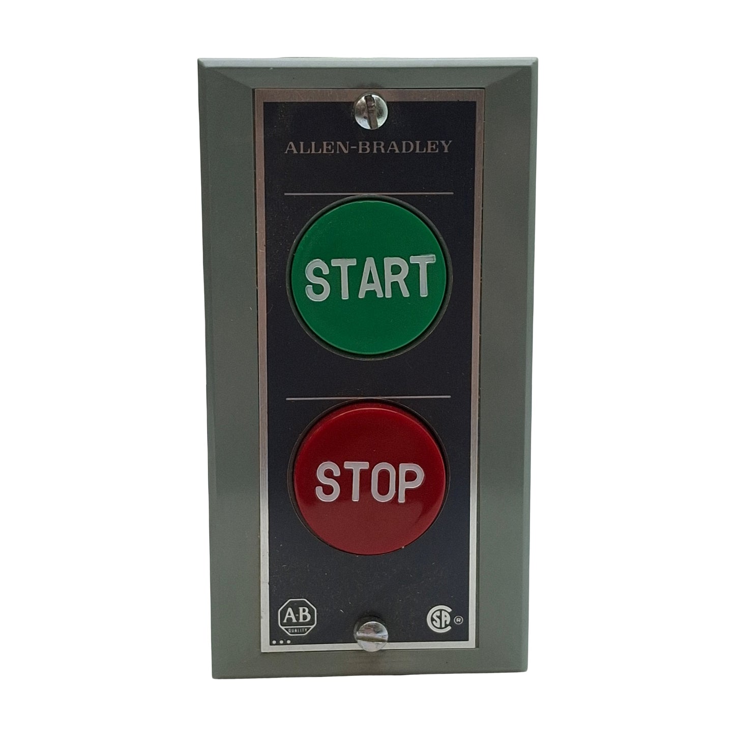 New Allen Bradley 800S-2SA Start Stop Pushbutton Station, Momentary, 1NC+1NO, 600VAC