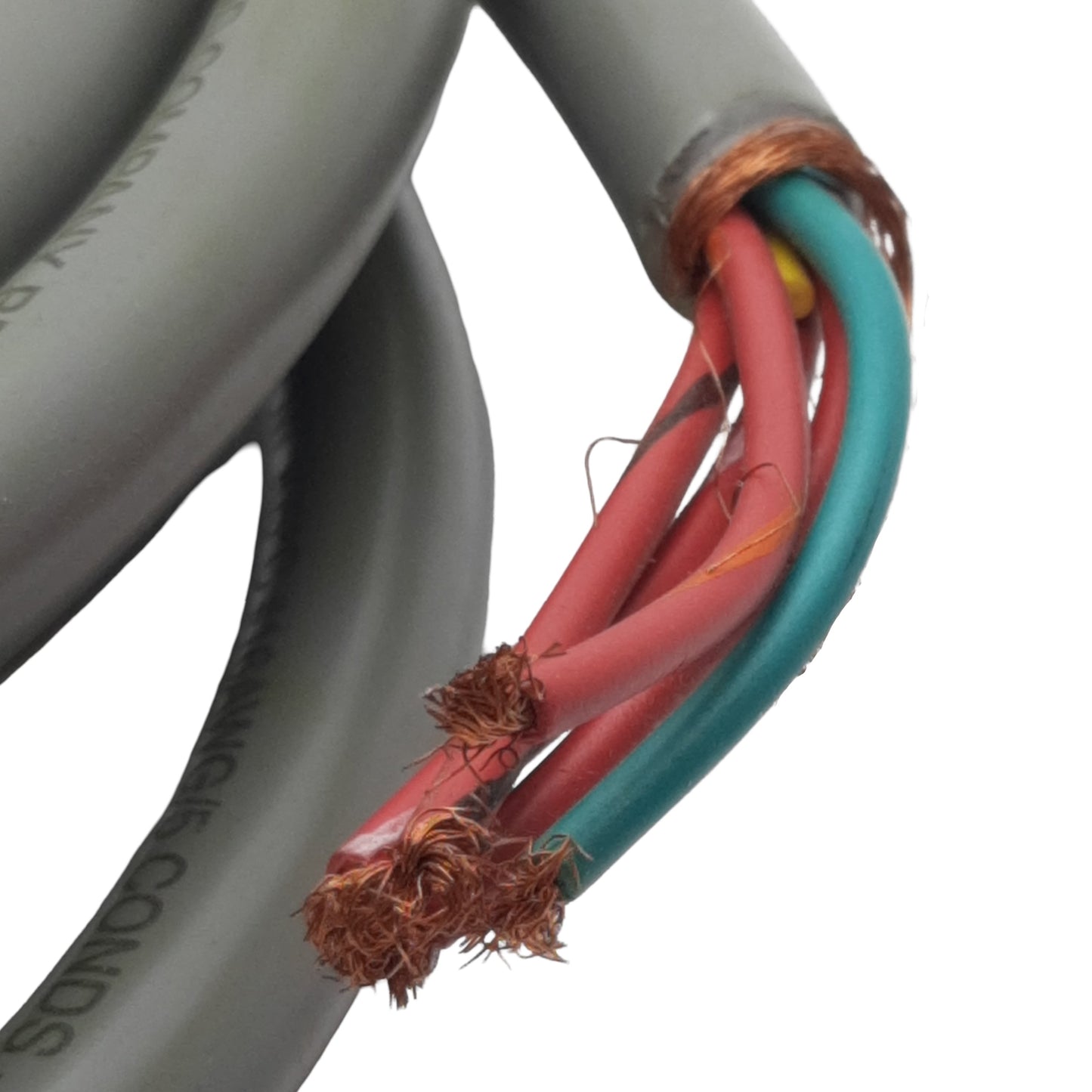 Used Woodhead 61401GRY Cordset 5-Pin Size A Mini-Change Female to Leads 8A 600V, 12ft